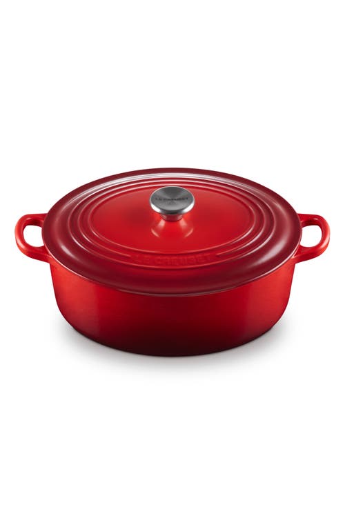 Le Creuset Traditional 4.5-quart Enamel Cast Iron Oval Dutch Oven In Red