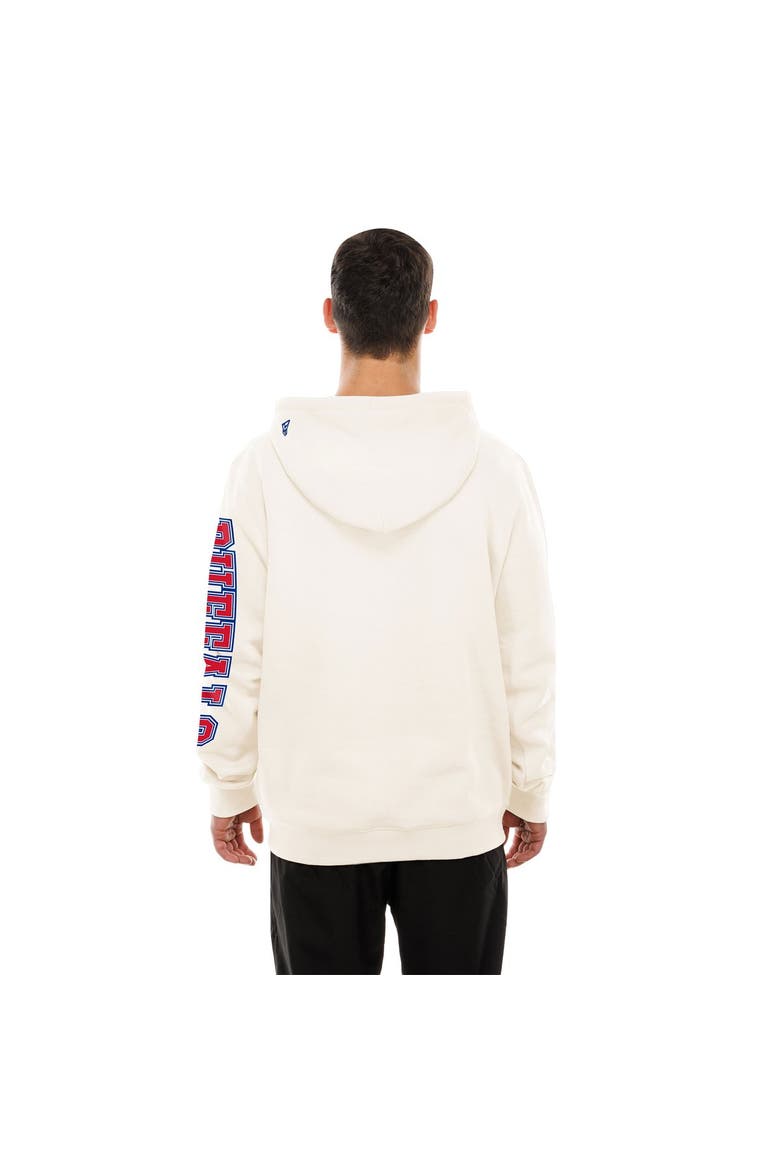 Men's New Era  Cream Buffalo Bills Dune Dust Hoodie, Alternate, color, Cream