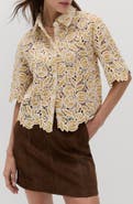 PER UNA BY M&S Open Stitch Shirt Jacket