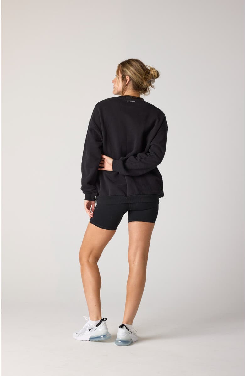 Daughter Lessons Love Crew, Alternate, color, Black