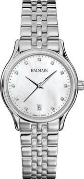 BALMAIN WATCHES Beleganza Mother-of-Pearl & Diamond Bracelet Watch, 32mm