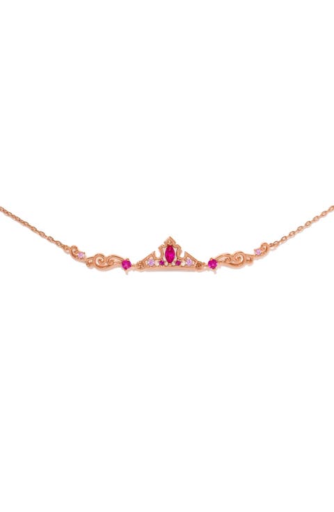 Kids' Disney Aurora Crown Bracelet