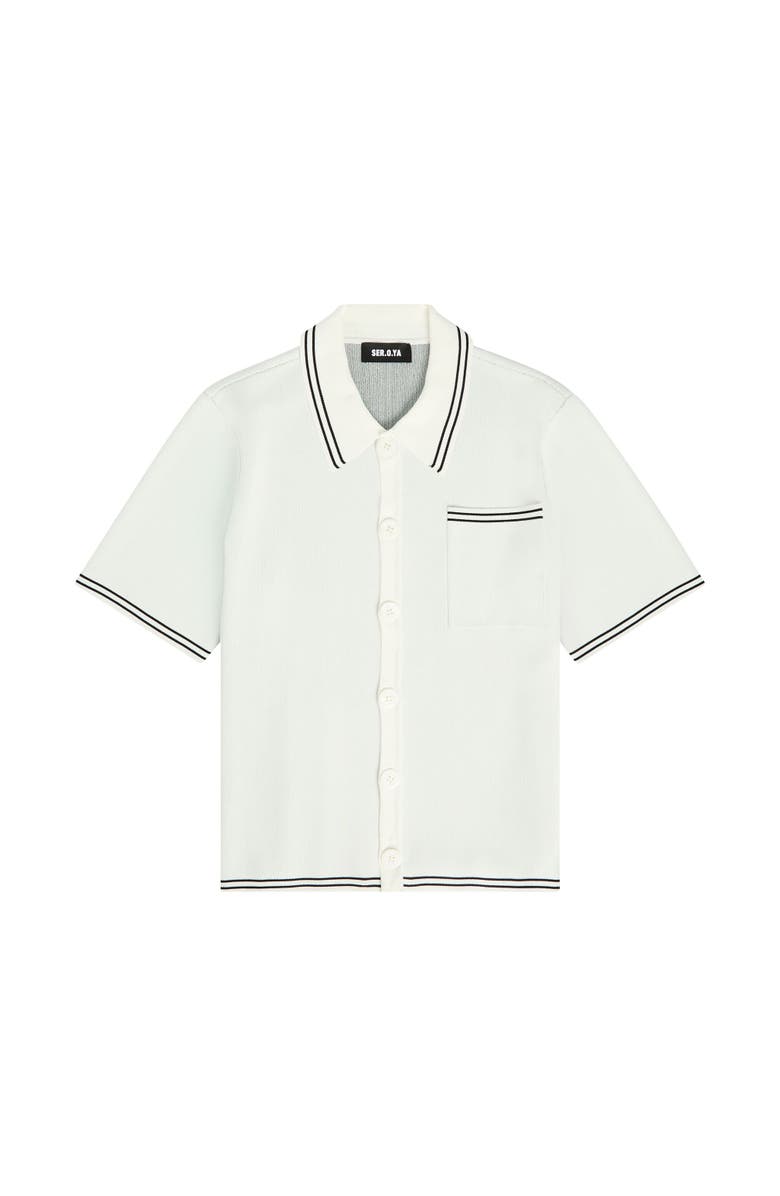 SER.O.YA Mayson Knit Button Down, Alternate, color, 
