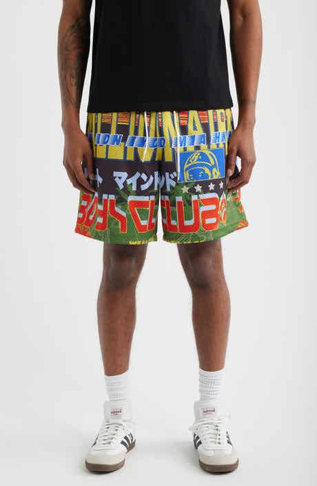 Compass Mesh Drawstring Shorts
