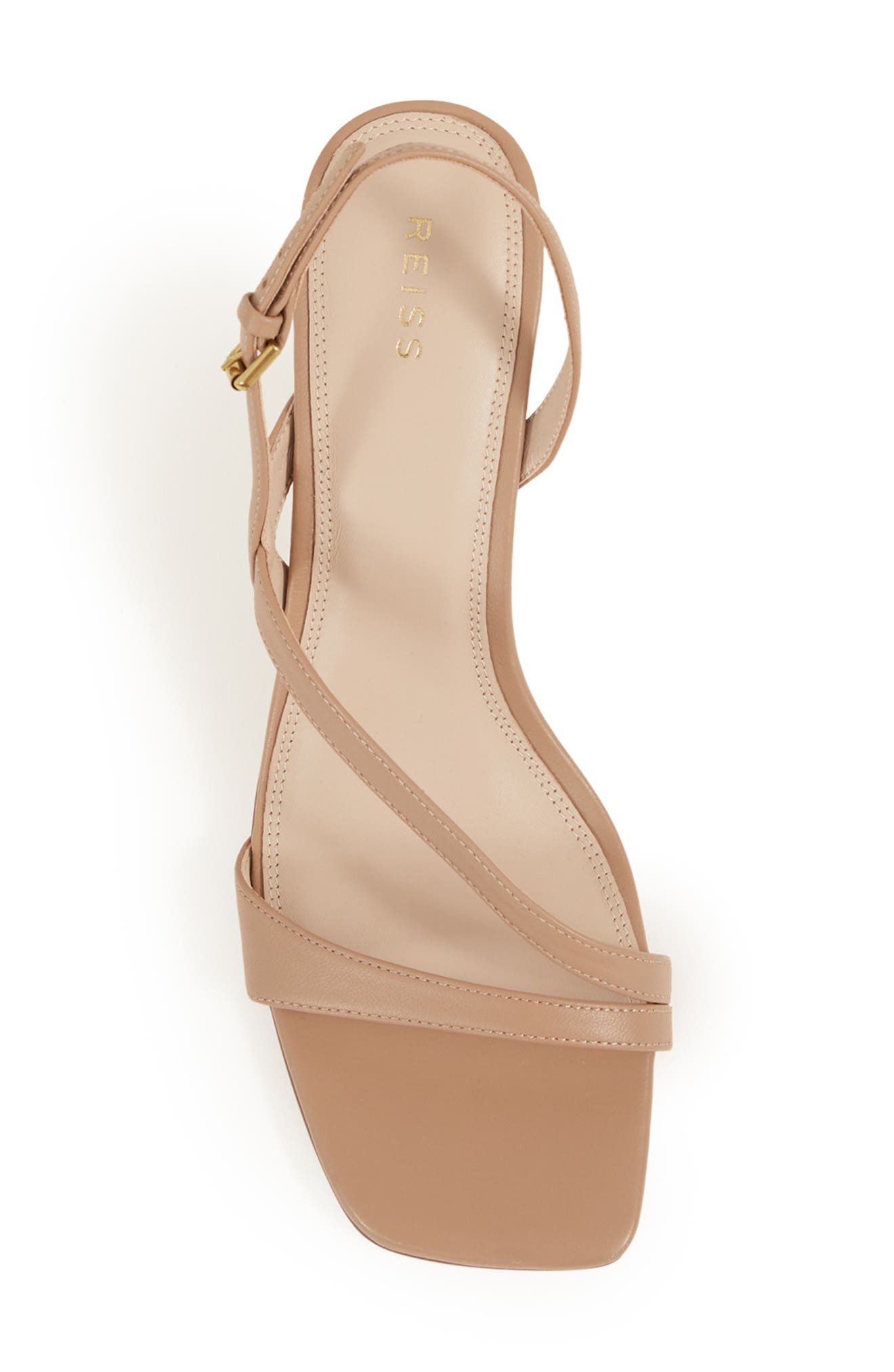 Reiss Alice Slingback Sandal, Alternate, color, Beige