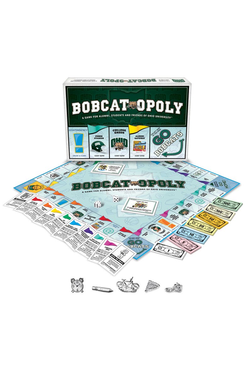 Bobcat Opoly Ohio Univ Family Board Game Ages 8+, Alternate, color, Multicolored