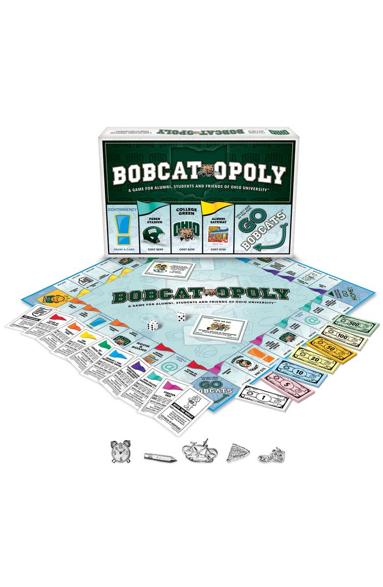 Late for the Sky Bobcat Opoly Ohio Univ Family Board Game Ages 8+, Alternate, color, 