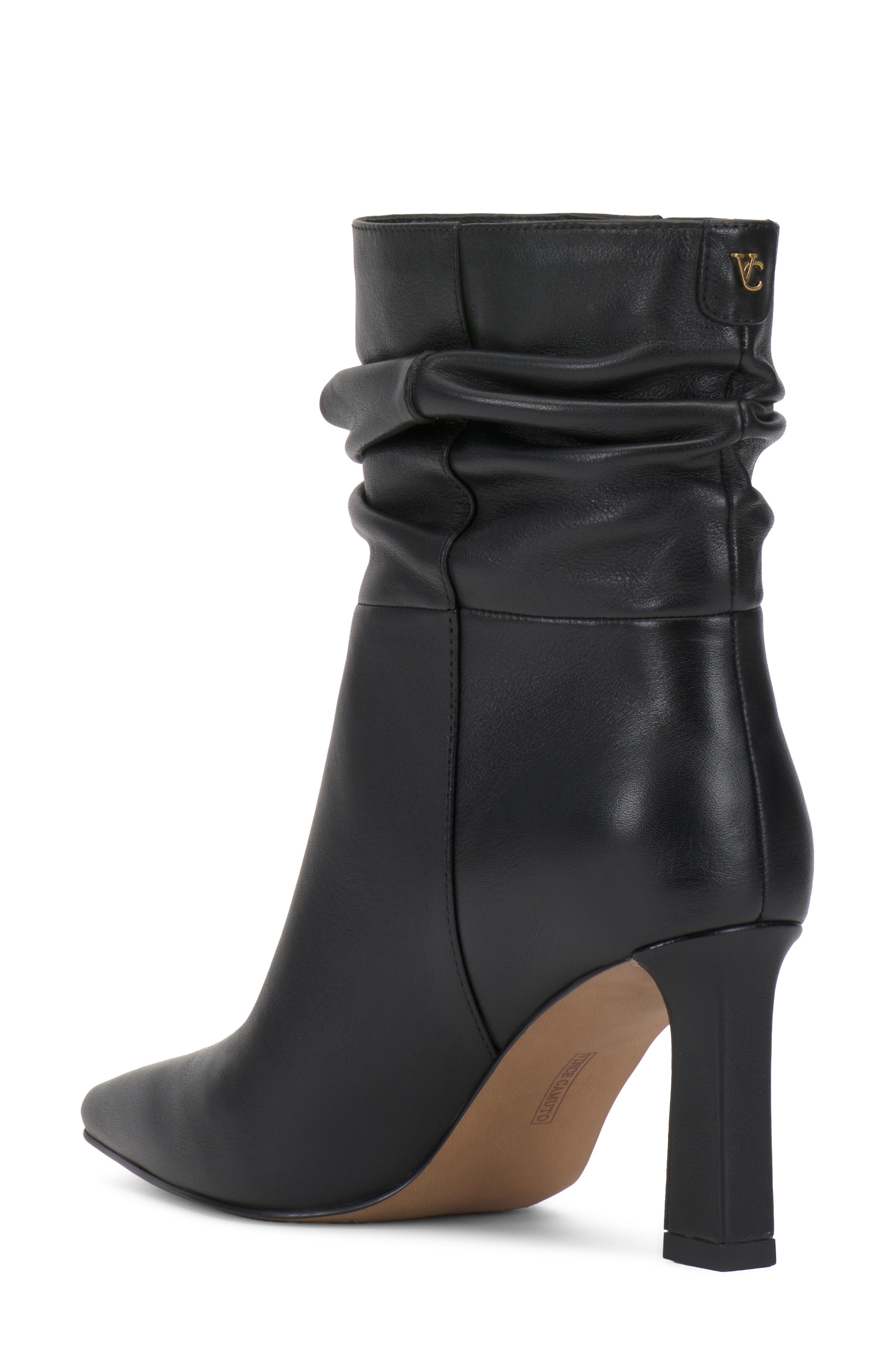 Grenna Leather Bootie, Alternate, color, BLACK