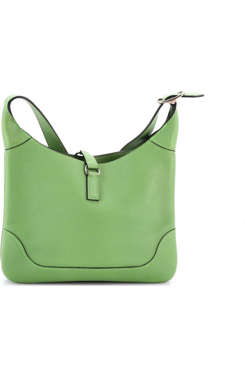 Pre-Owned Hermes Trim Duo Bag Evercolor 24, Alternate, color, Vert Criquet