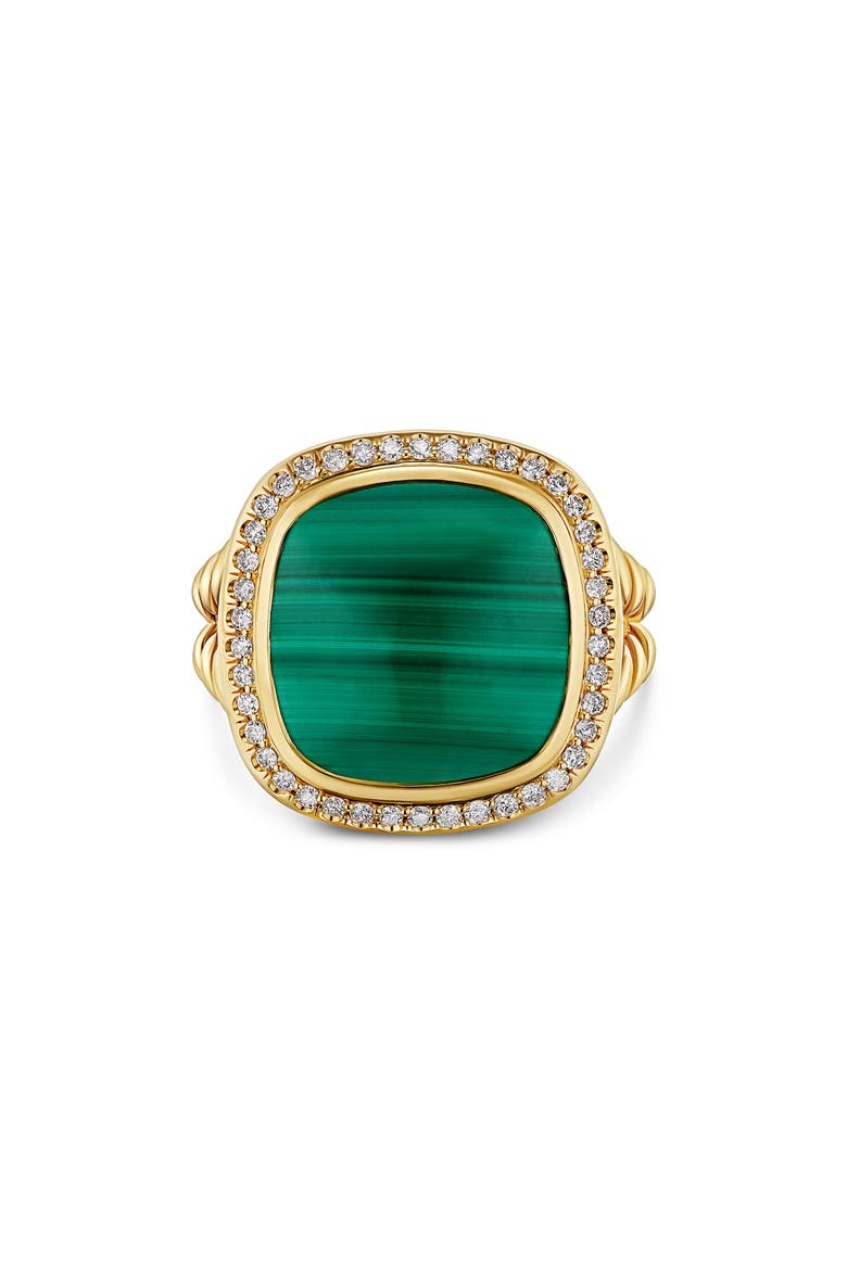 Albion Ring in 18K Gold with Diamonds, Main, color, GREEN/ 18K GOLD