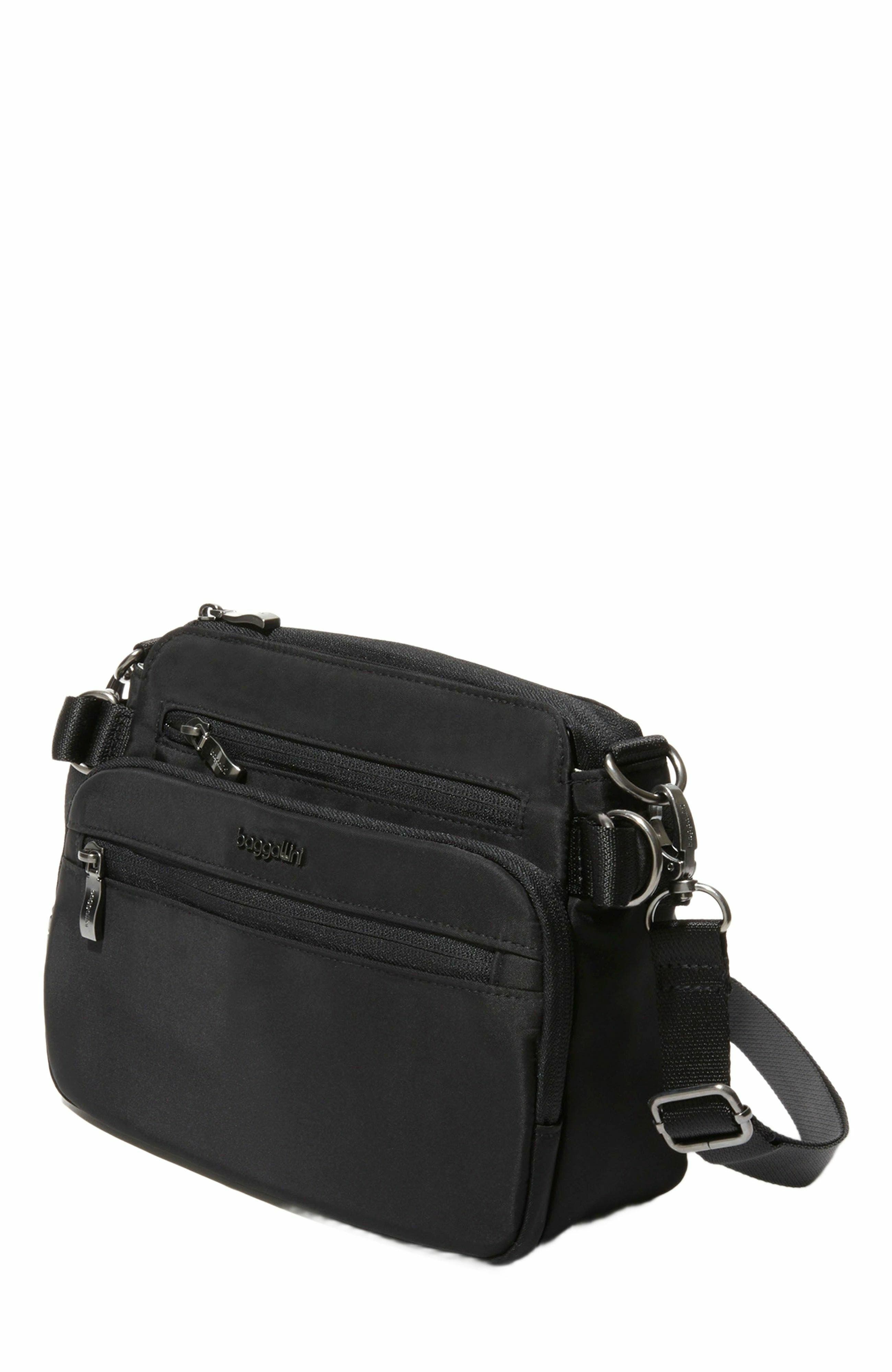 BAGGALLINI Marais Crossbody Bag, Alternate, color, Black Twill