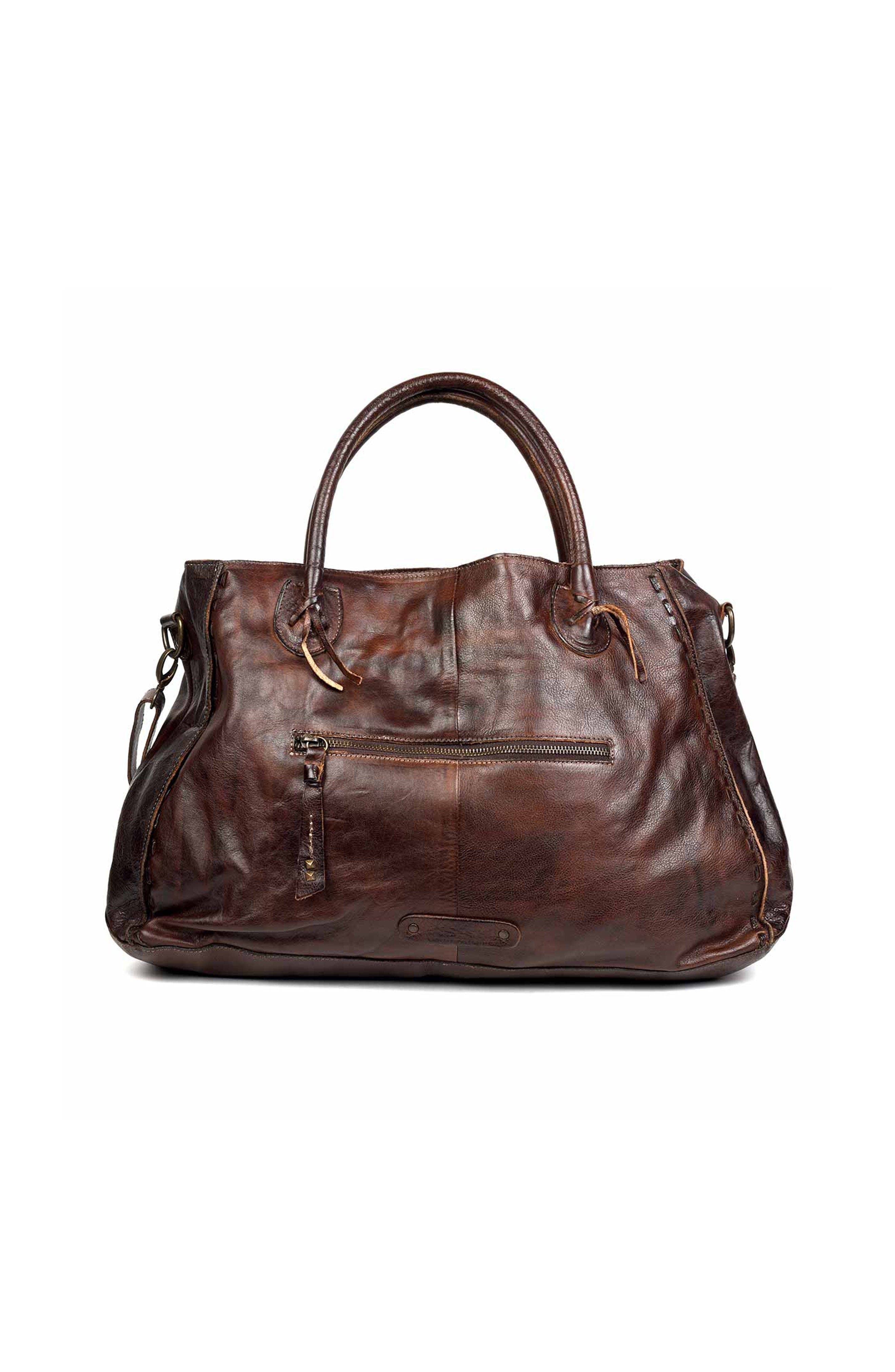 Rockaway Handbag, Alternate, color, Teak Rustic