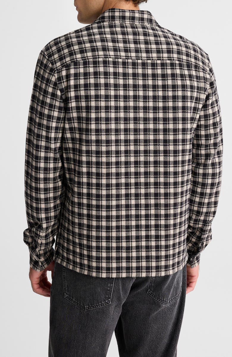 Madewell Devoe Button-Up Shirt, Alternate, color, Plaid Charcoal
