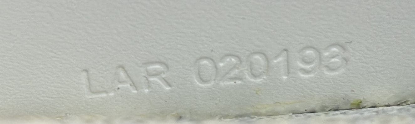 Pre-Owned Goyard Saigon Top Handle Bag Coated Canvas with Leather PM, Alternate, color, White