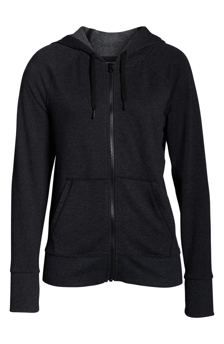 Zella Go To Zip Hoodie, Alternate, color, 