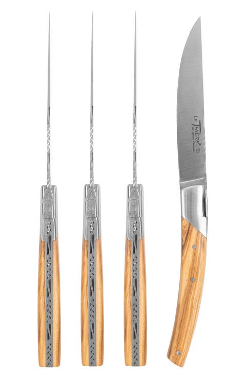 Set of 4 Pirou Castle Steak Knives