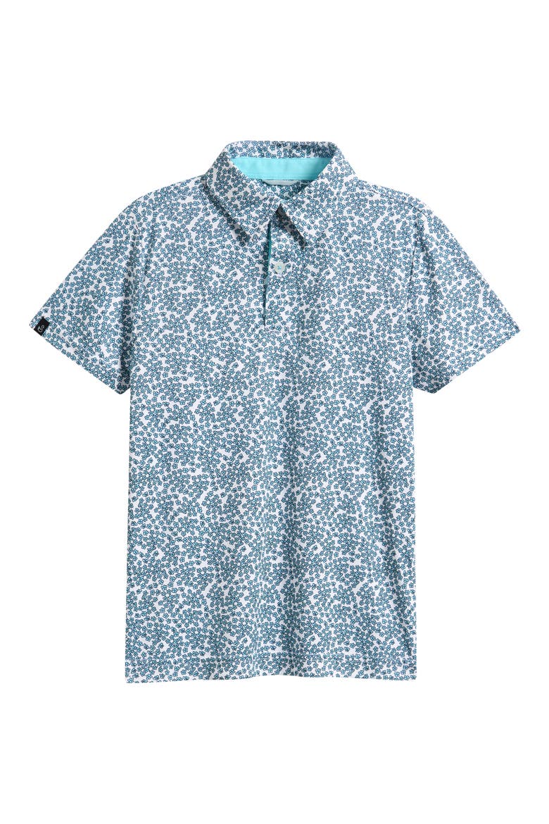 Kids' Preston Polo, Main, color, AQU