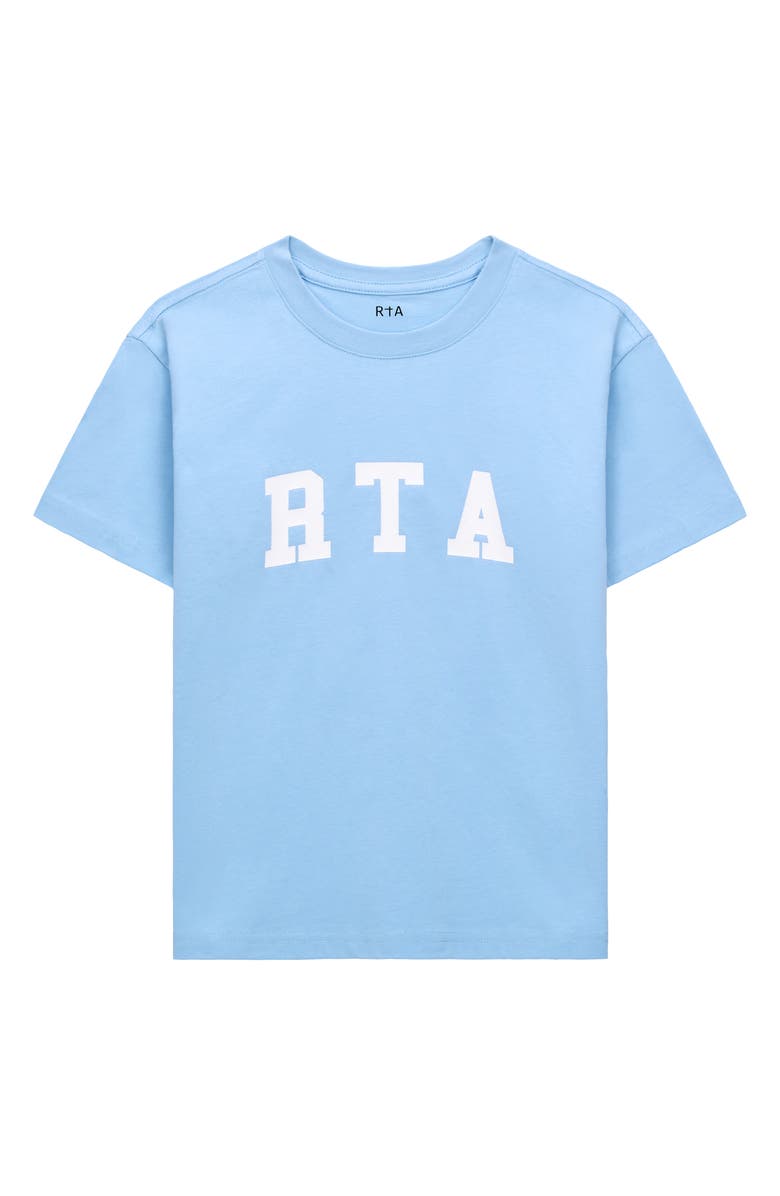 RtA Kids' Lawson Collegiate Logo Graphic T-Shirt, Main, color, Blue Collegiate