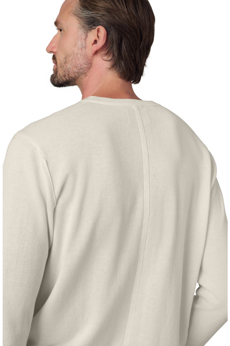 Cotton Crewneck Sweater, Alternate, color, SEA SALT