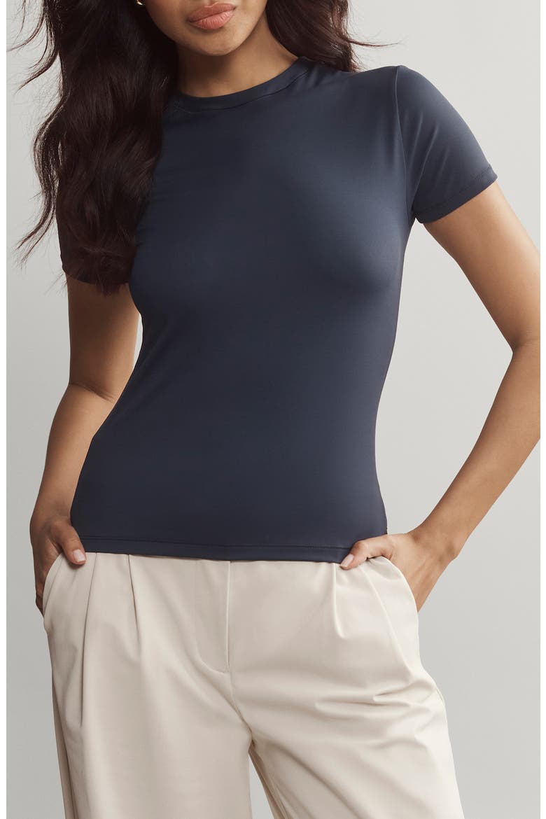 Ultimate Layer Performance T-Shirt, Main, color, NAVY BLUE