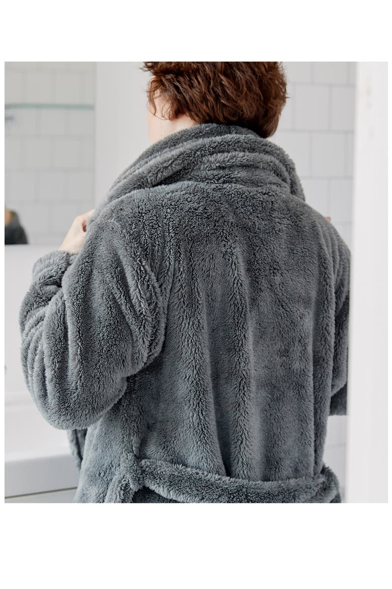 x Modernist Weighted Collar Robe, Main, color, GREY