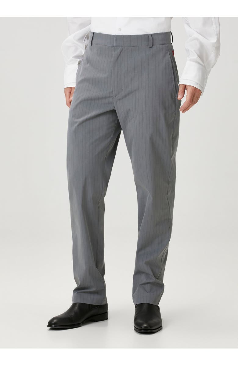 PCFG Cotton Blend Striped Woven Casual Pant, Alternate, color, Grey