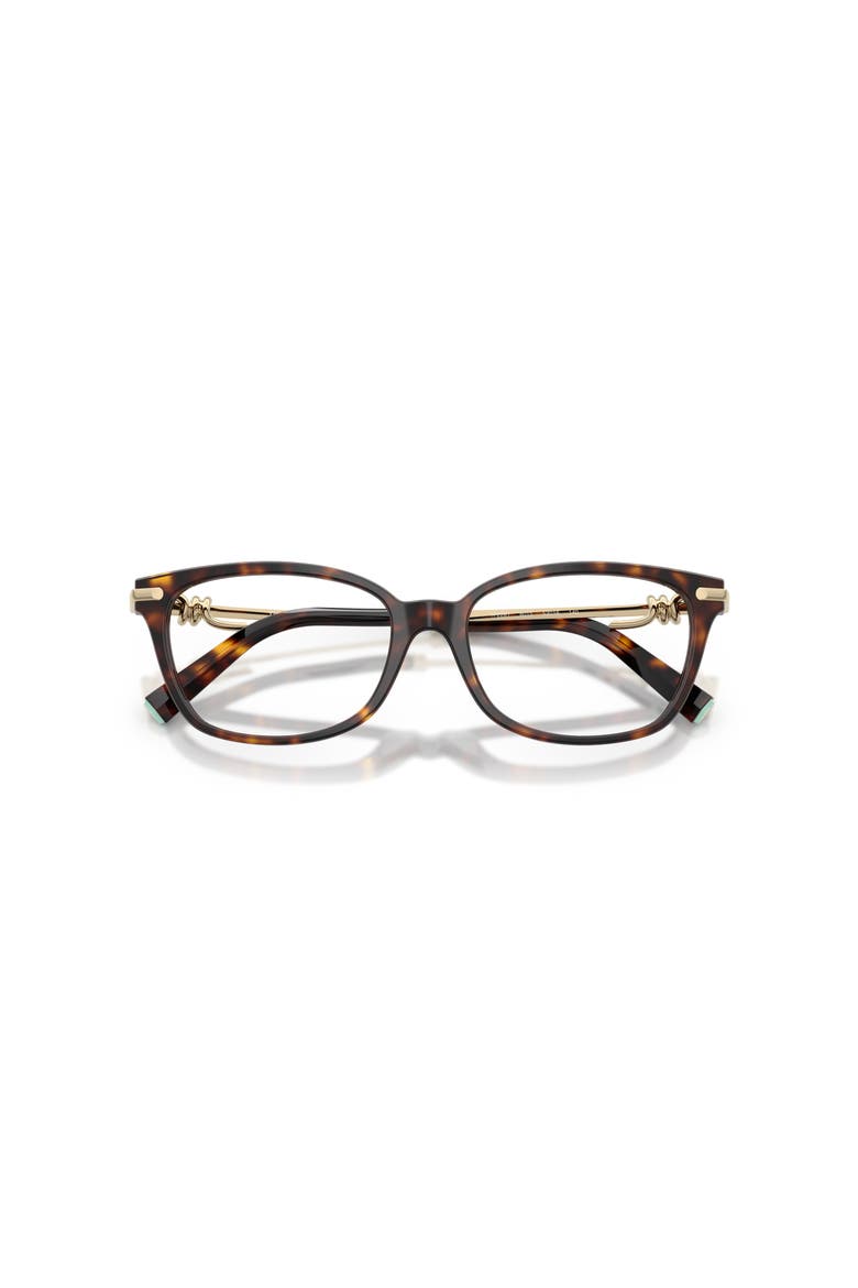 53mm Rectangle optical glasses, Alternate, color, Tortoise
