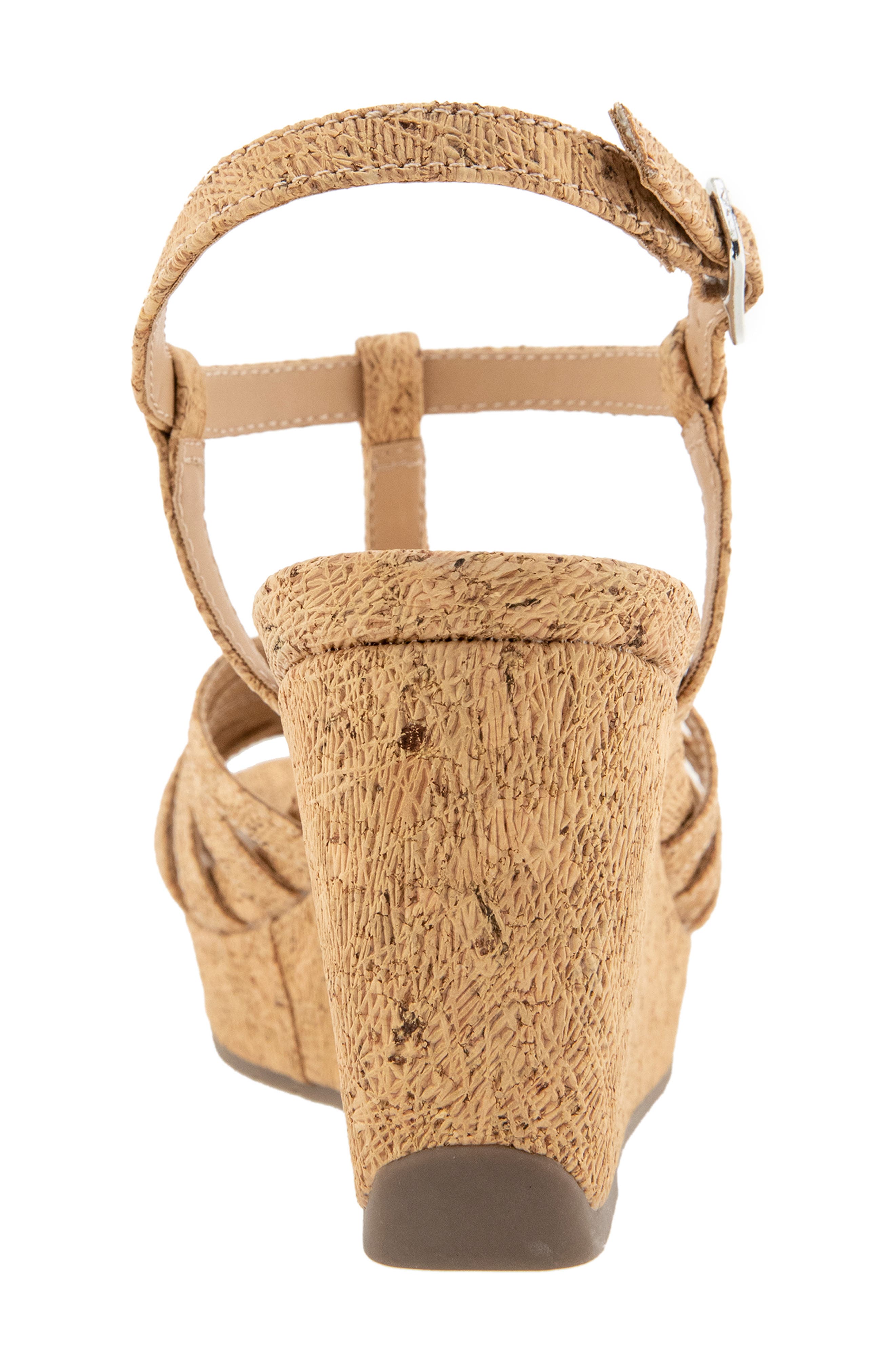 Capci Platform Wedge Sandal, Alternate, color, SUNLIGHT CORK