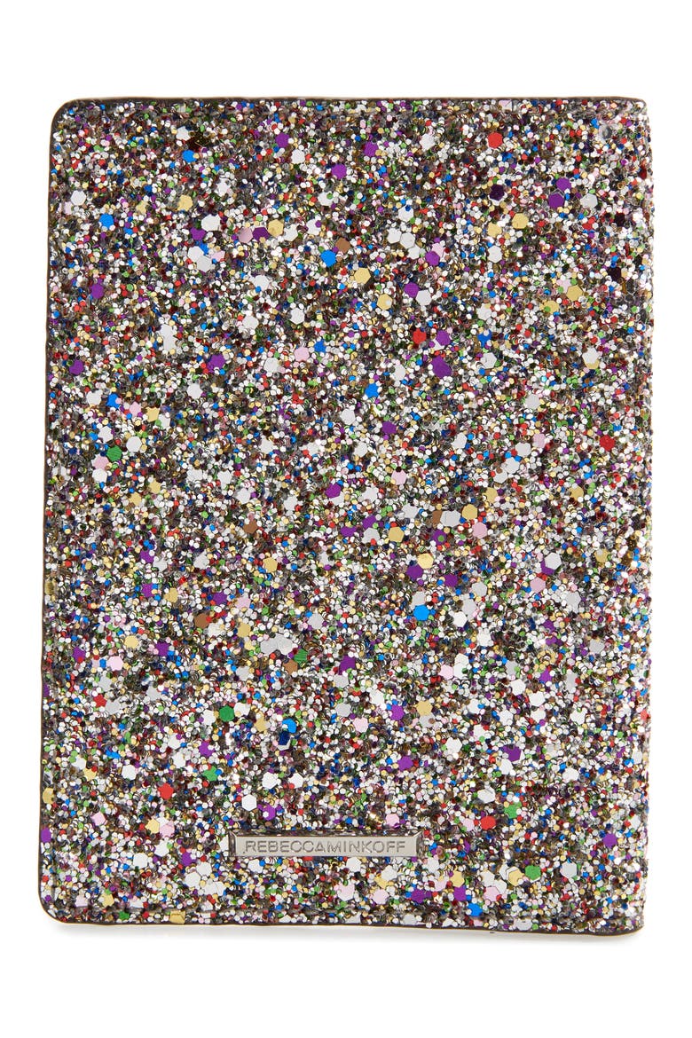 Glitter Passport Holder, Alternate, color, SILVER MULTI