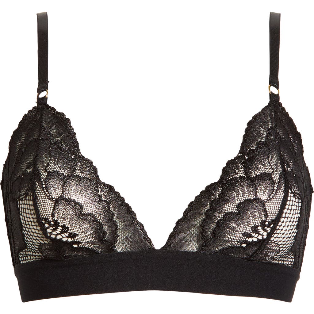 Kilo Brava Floral Lace Triangle Bralette In Multi