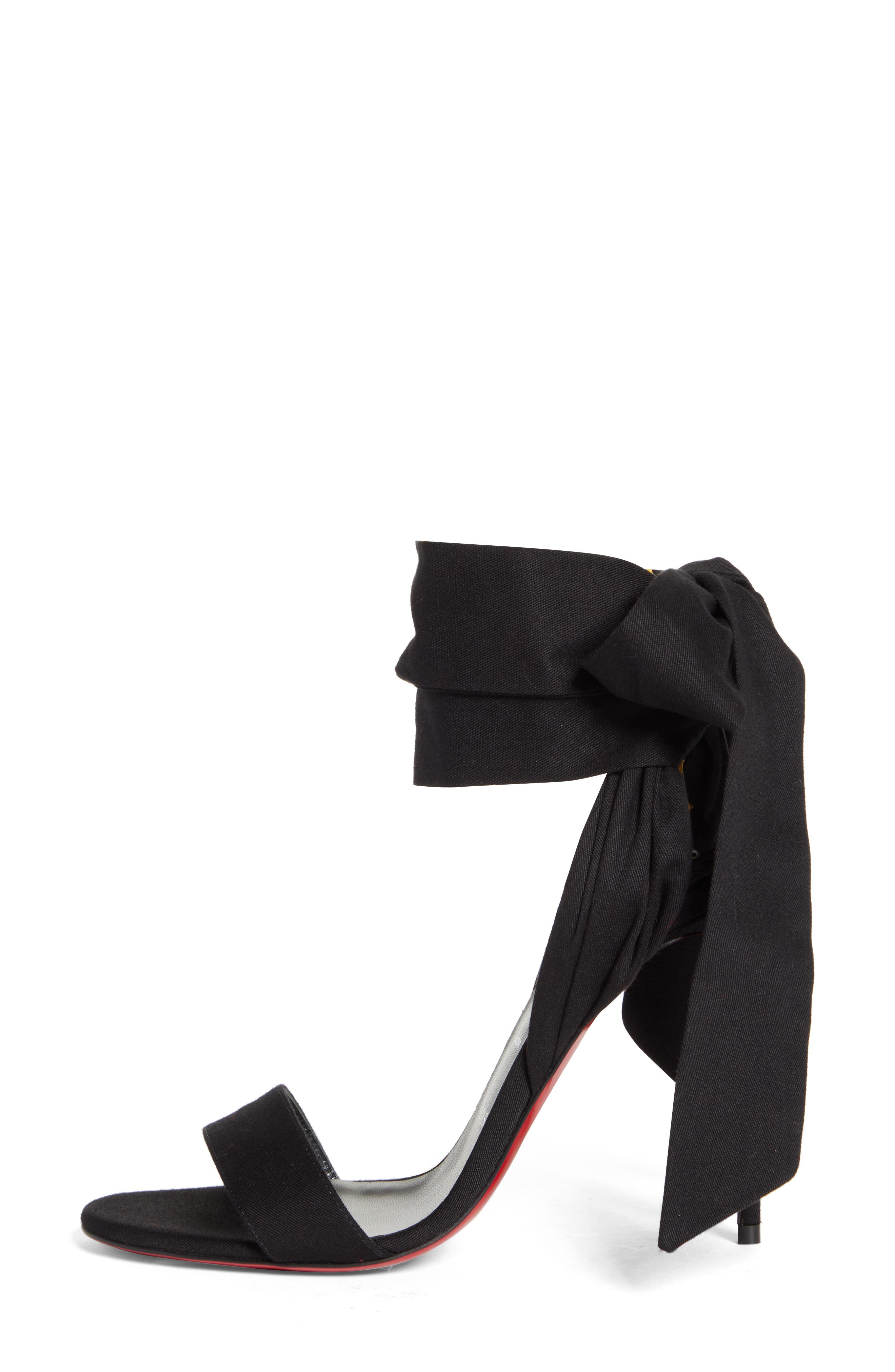 Christian Louboutin Sandale du Désert Ankle Tie Sandal, Alternate, color, 