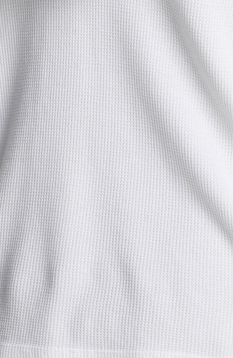 Splendid Draped Thermal Hoodie, Alternate, color, White