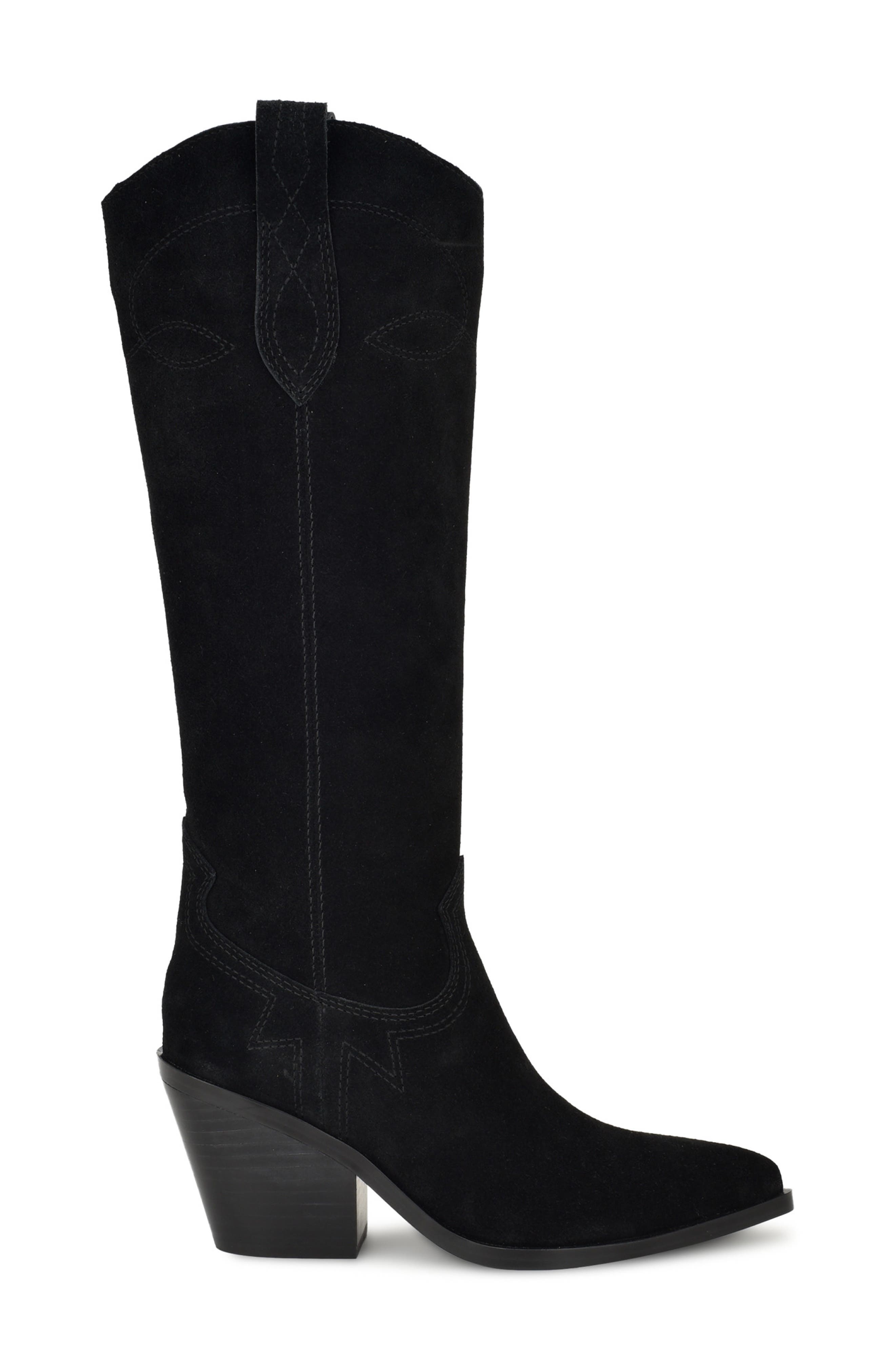 Nine West Smash Knee High Boot, Alternate, color, Black