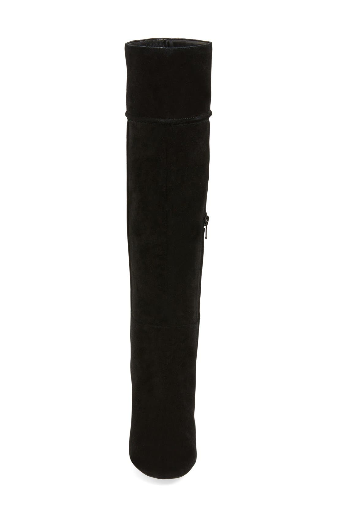 'Bunny' Tall Boot, Alternate, color, BLACK
