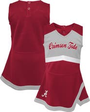 Outerstuff Girls Youth Crimson Alabama Crimson Tide Cheer Captain Jumper Dress