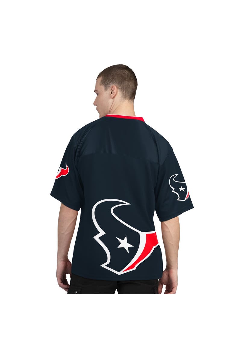 Men's Starter  Navy/White Houston Texans Short Sleeve & Long Sleeve T-Shirt Combo Pack, Alternate, color, Navy