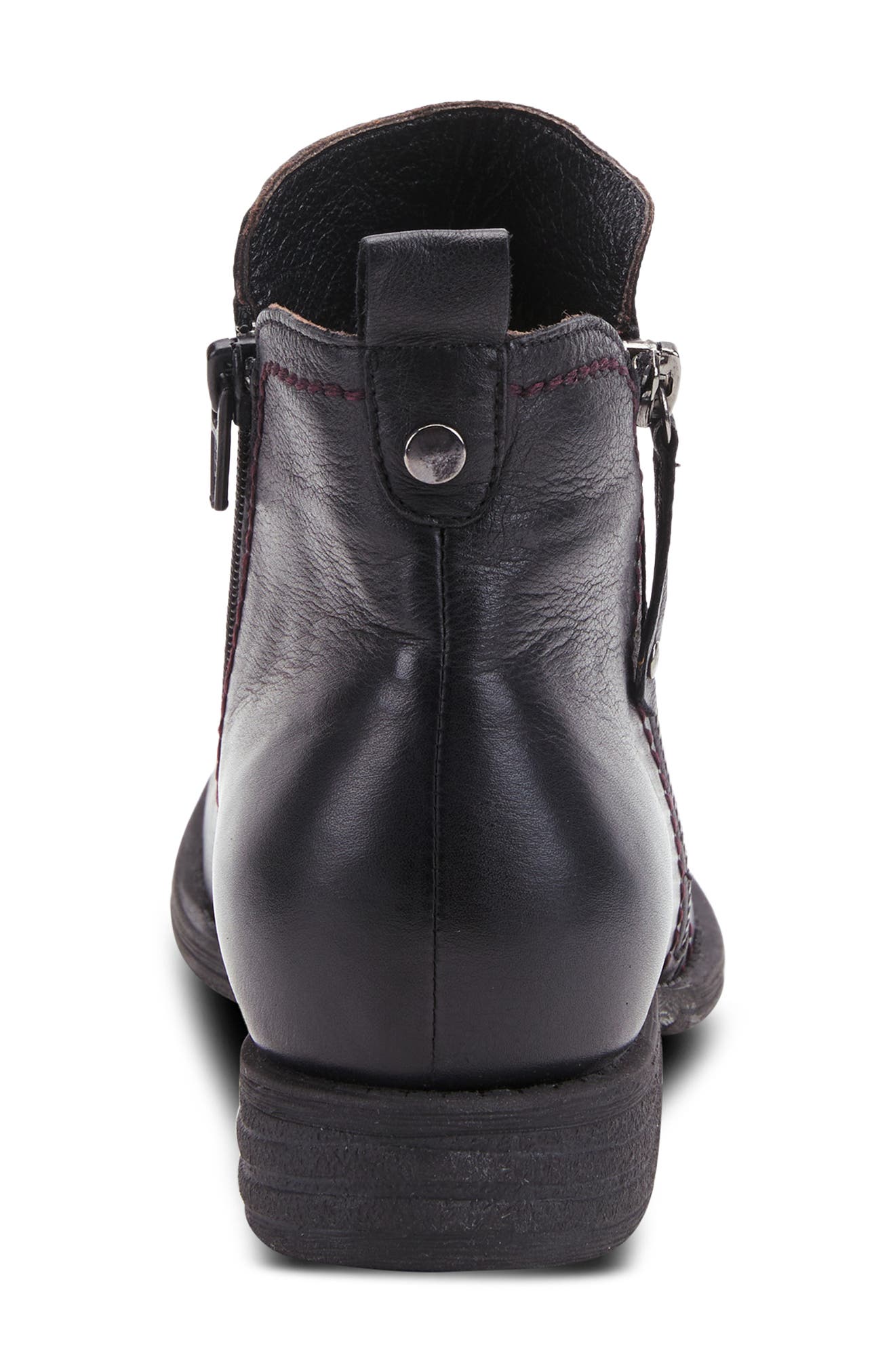 Spring Step Oziel Bootie, Alternate, color, Black Leather