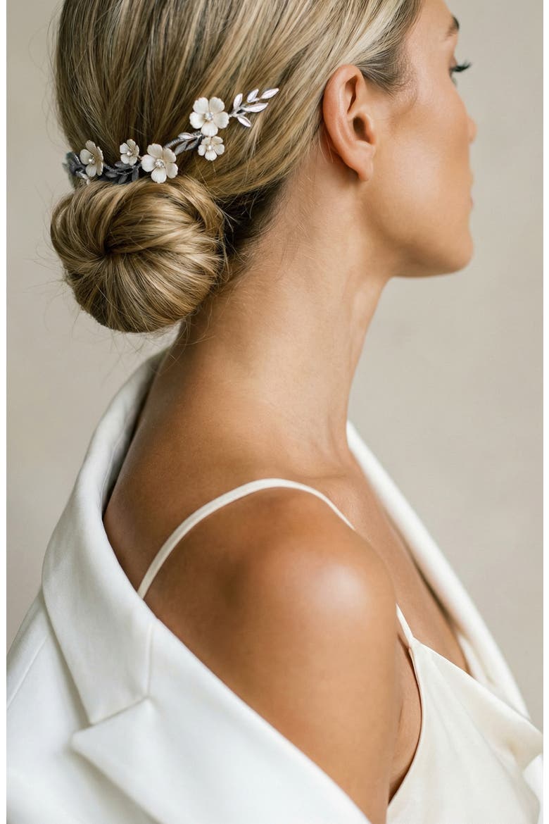 Thisbe Halo Comb (Nordstrom Exclusive), Alternate, color, SILVER