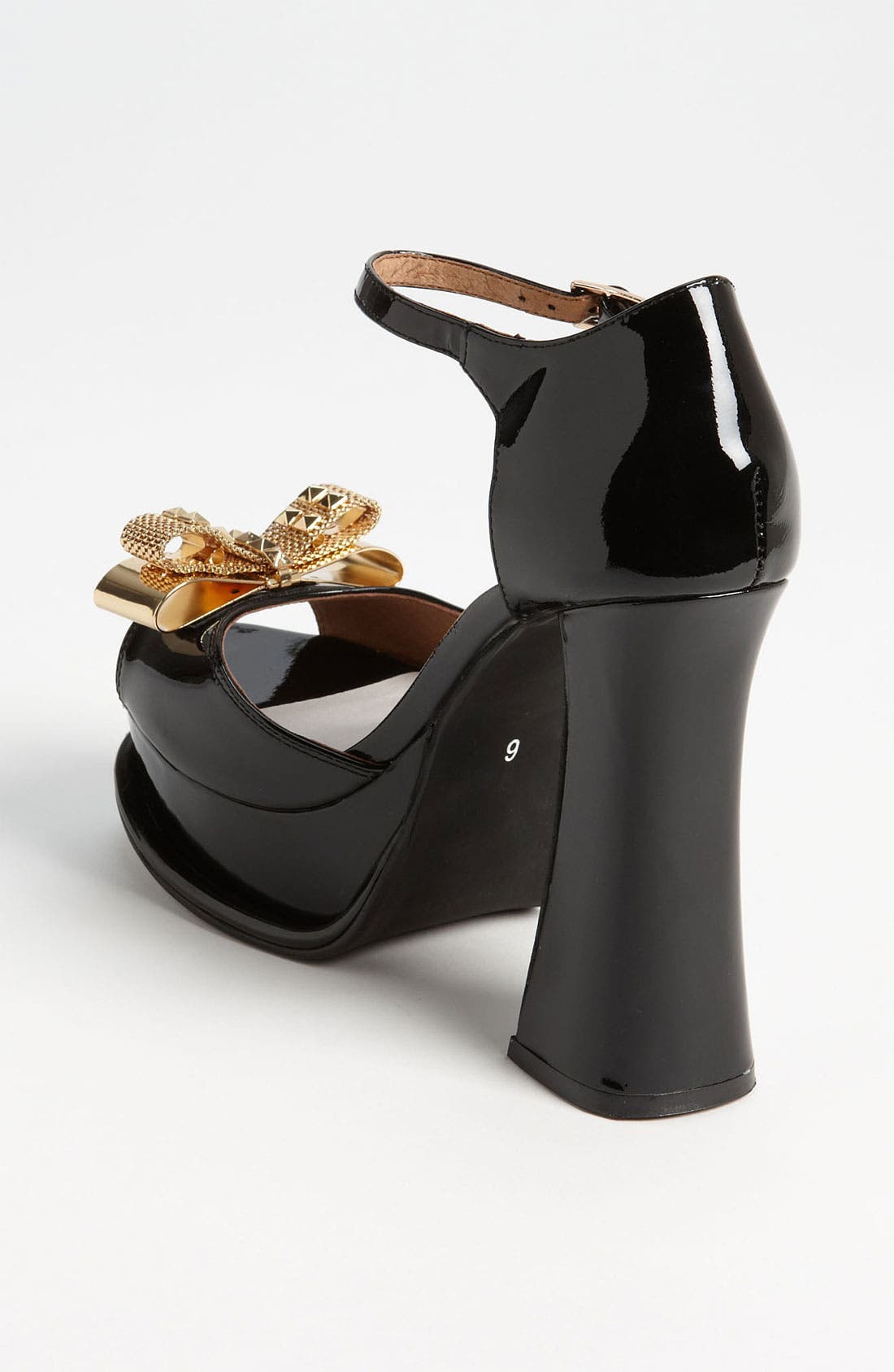 'Qual' Pump, Alternate, color, BLACK PATENT
