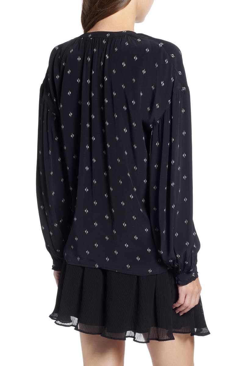 Something Navy Easy Volume Top, Alternate, color,