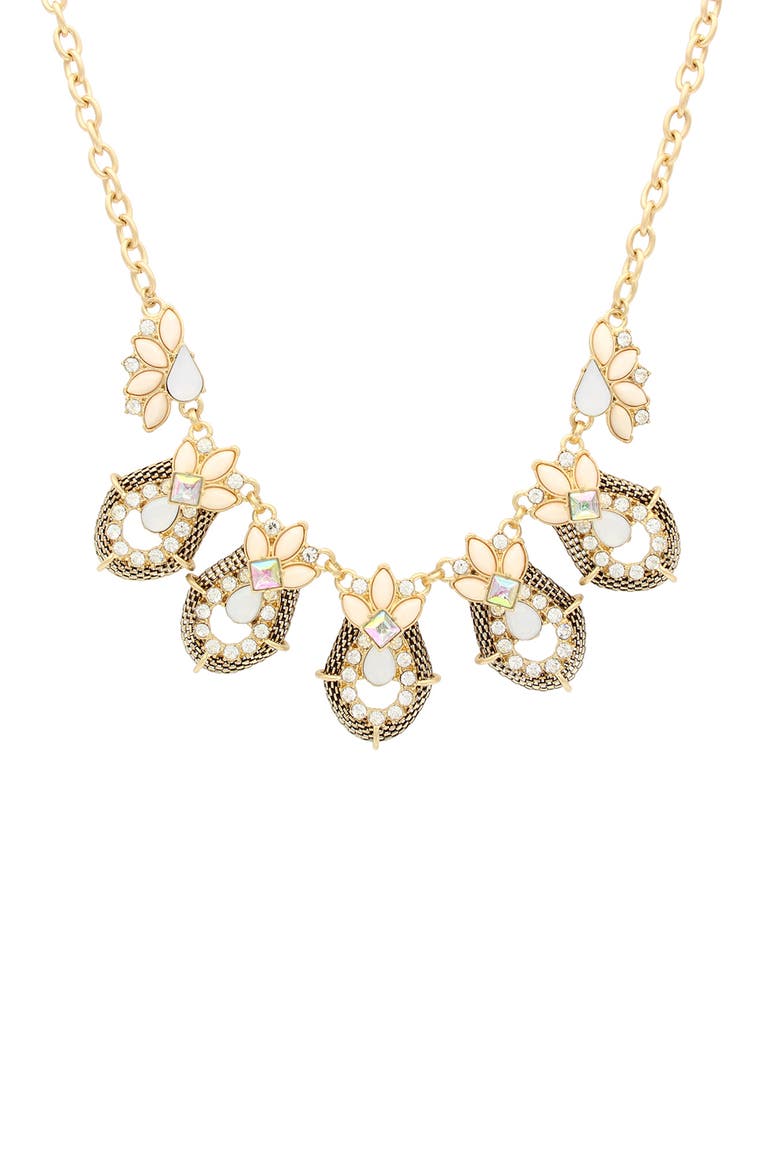 Effie Detail Necklace, Main, color, GOLD