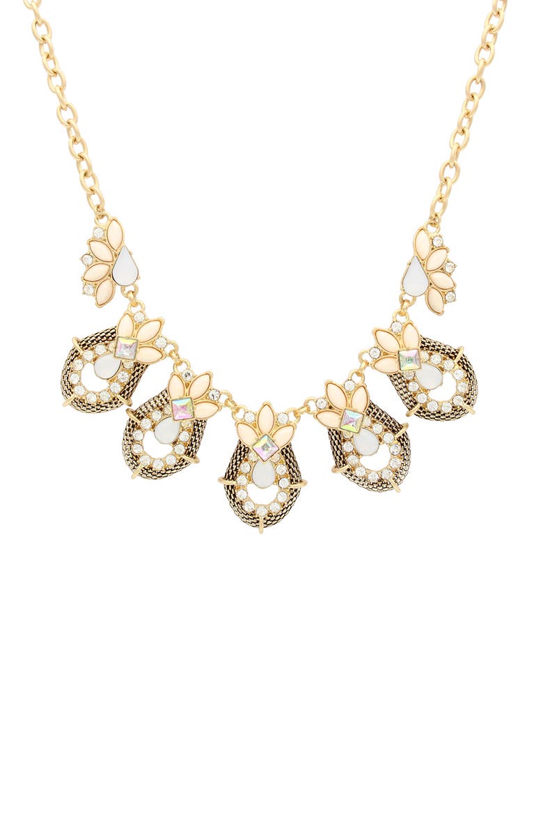 OLIVIA WELLES Effie Detail Necklace, Main, color, Gold