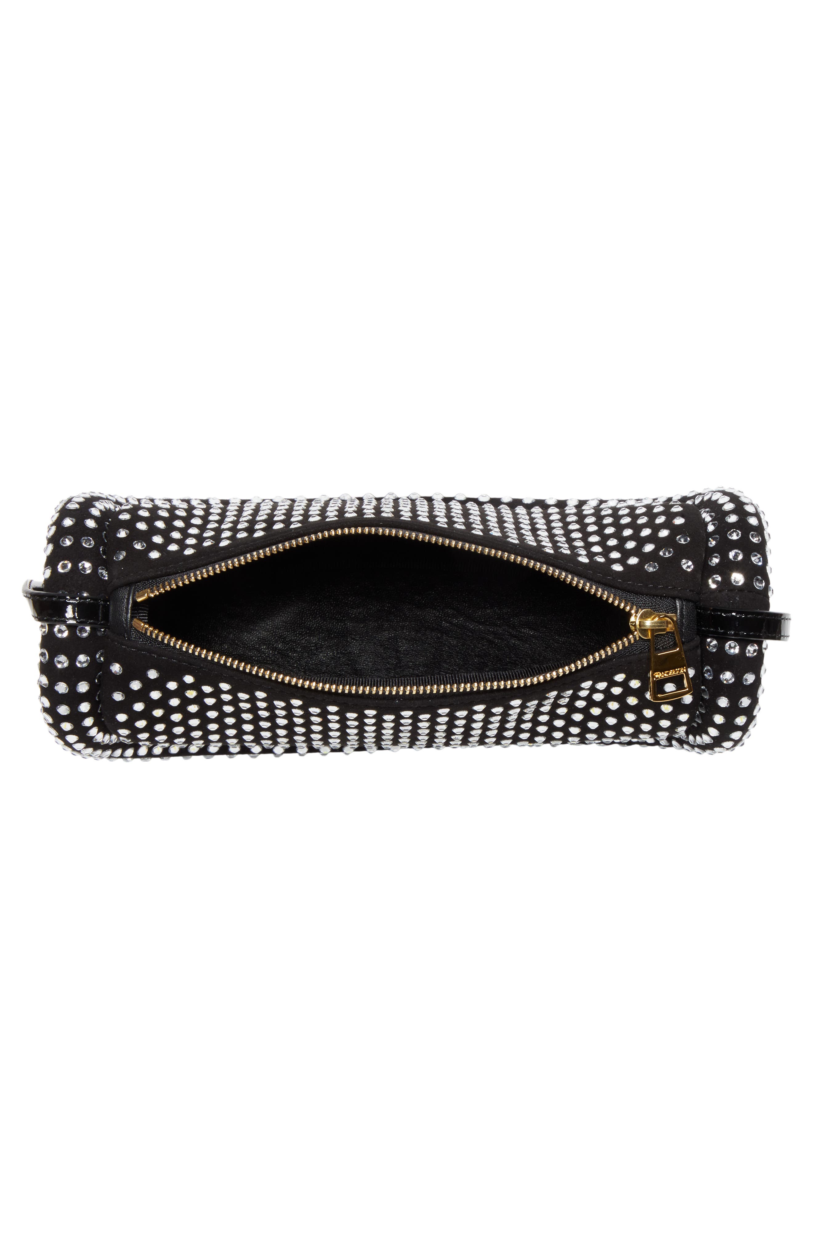 JW Anderson The Bumper Crystal Embellished Leather Shoulder Bag, Alternate, color, 