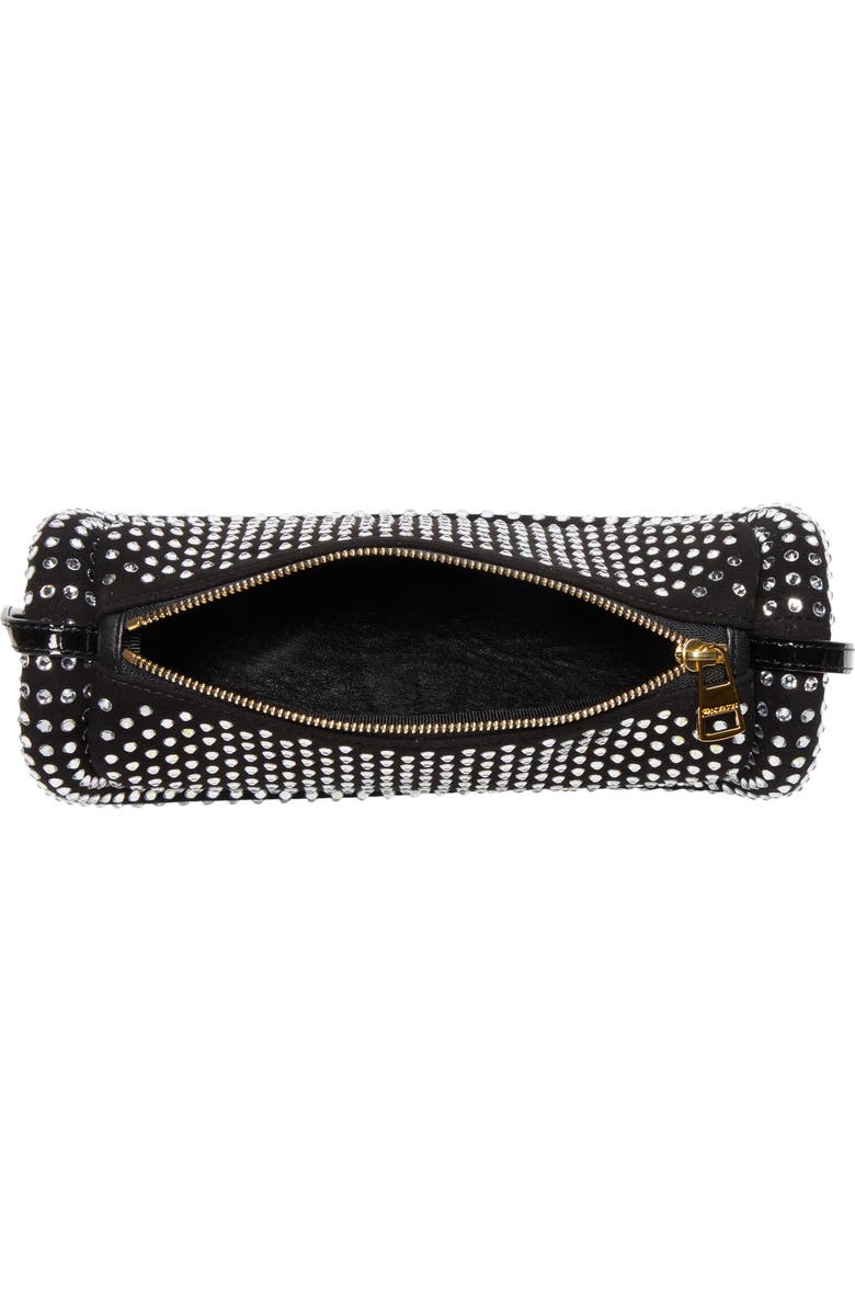 JW Anderson The Bumper Crystal Embellished Leather Shoulder Bag, Alternate, color,