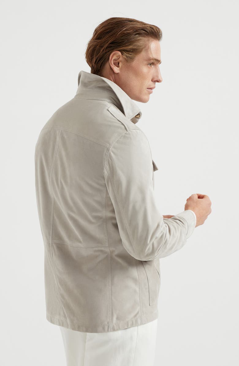 Brunello Cucinelli Unlined safari jacket, Alternate, color, 