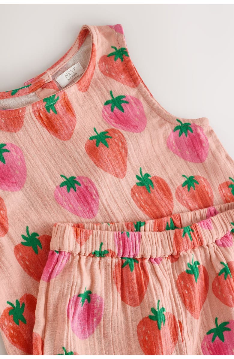 NEXT Kids' Strawberry Tank & Pants Set, Alternate, color, Pink