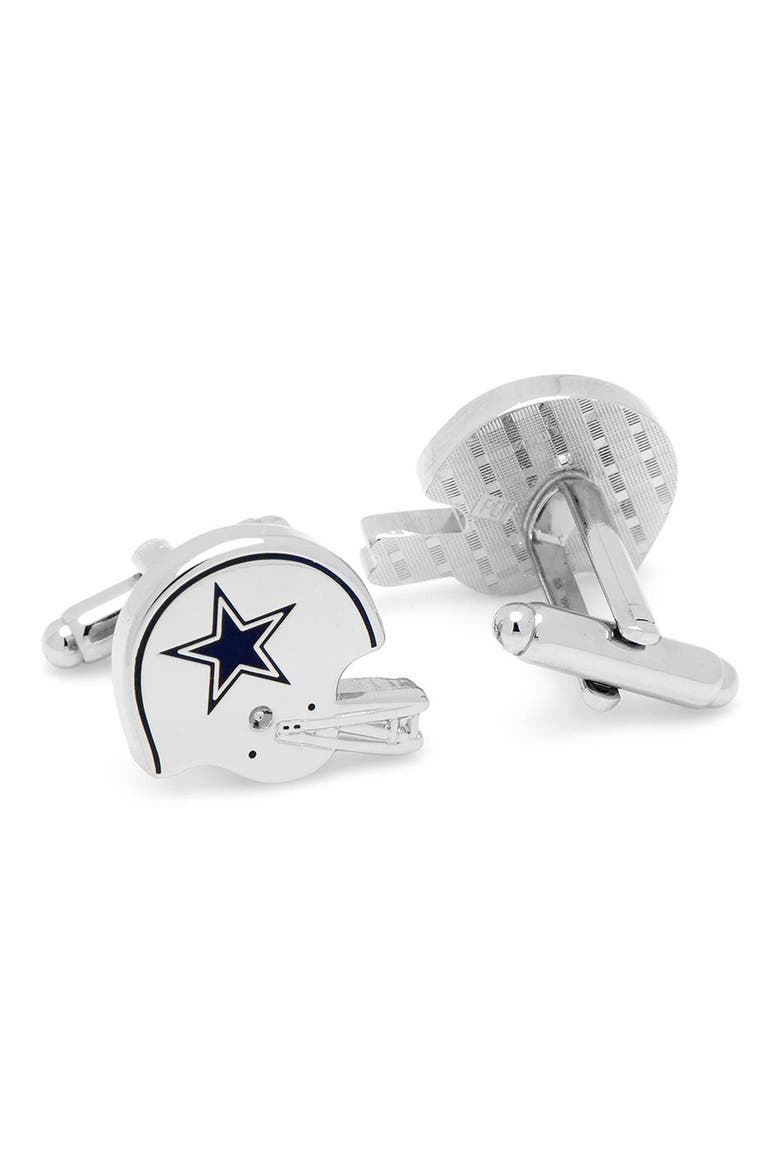 'Dallas Cowboys' Cuff Links, Alternate, color, DALLAS COWBOYS HELMET EDITION