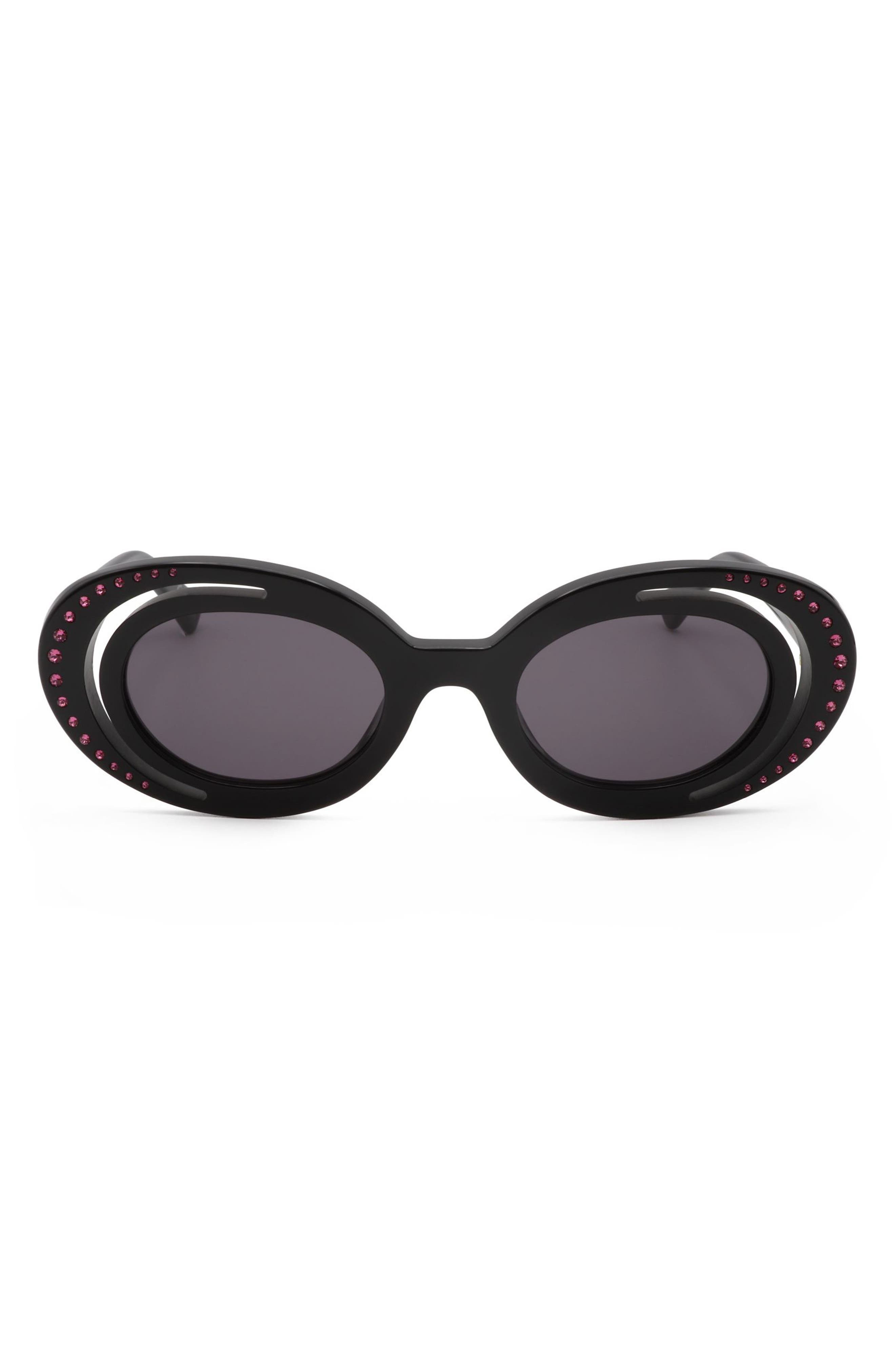Marni 51mm Oval Sunglasses