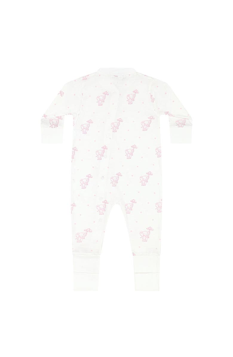 Nellapima Pink Elephant Coverall - Baby, Alternate, color, Pink
