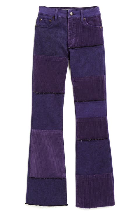 Kids' Patchwork Flare Jeans